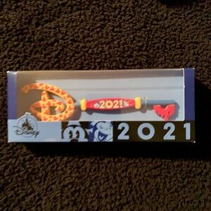 Disney 2021 Key - Red, Yellow, and Blue